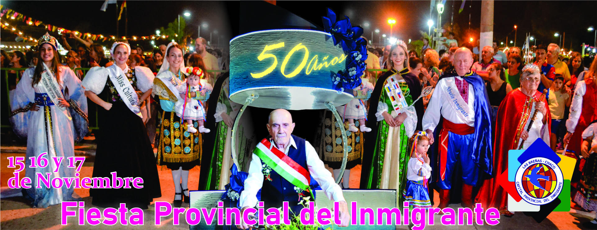 Banner de Fiesta Provincial del Inmigrante